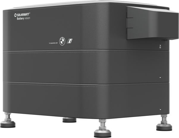 SOLARWATT Battery vision top pack + 2 pack + feet + cable cover_from front right 1